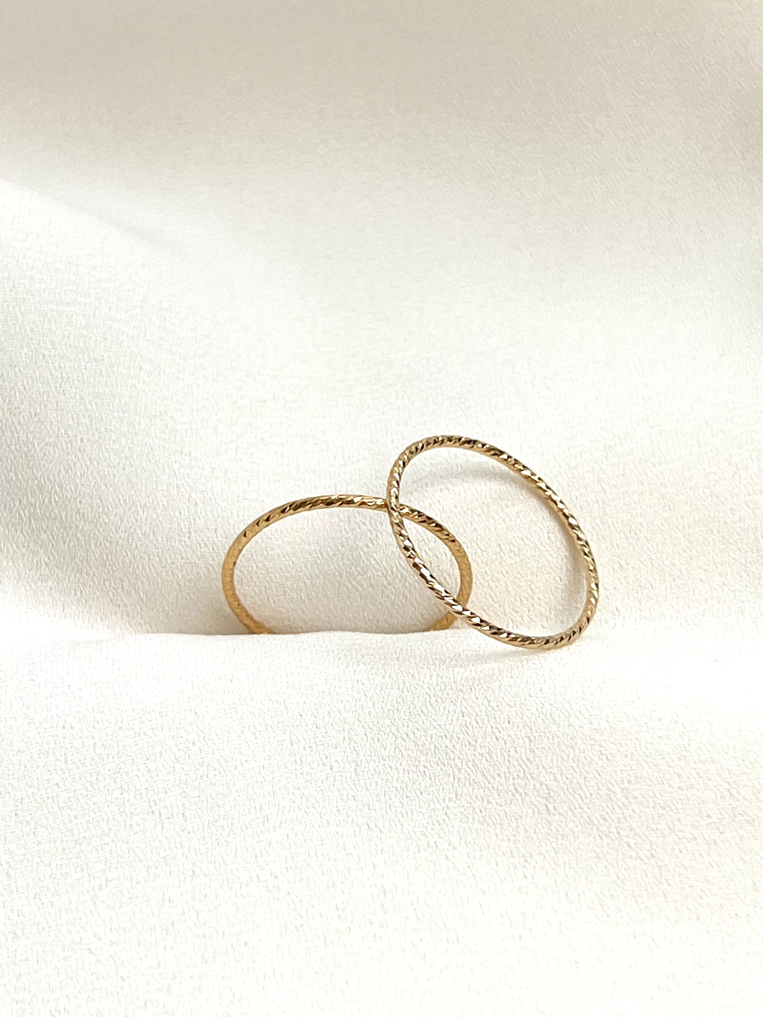 Sparkle Gold Filled Stacking Ring