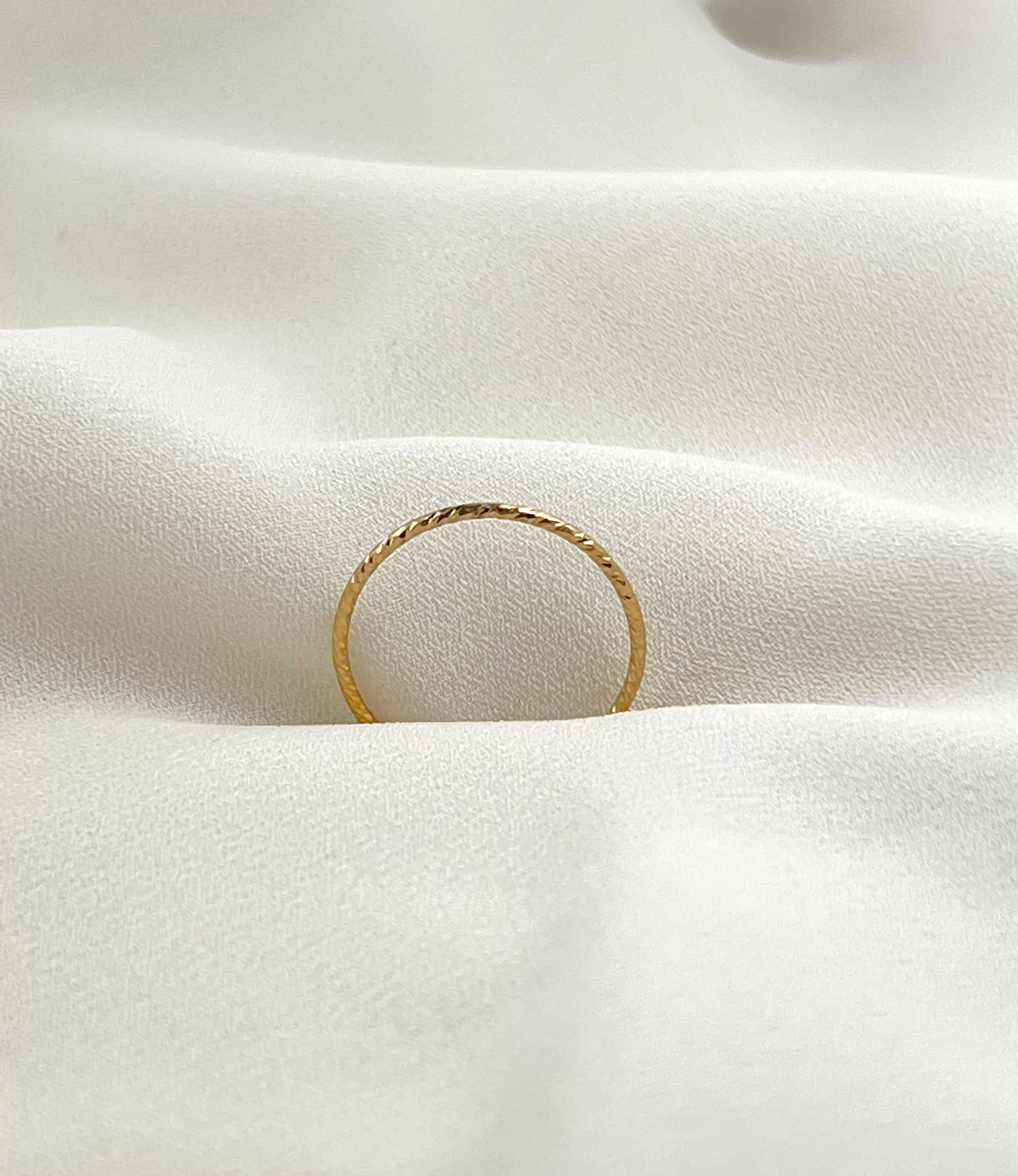 Sparkle Gold Filled Stacking Ring