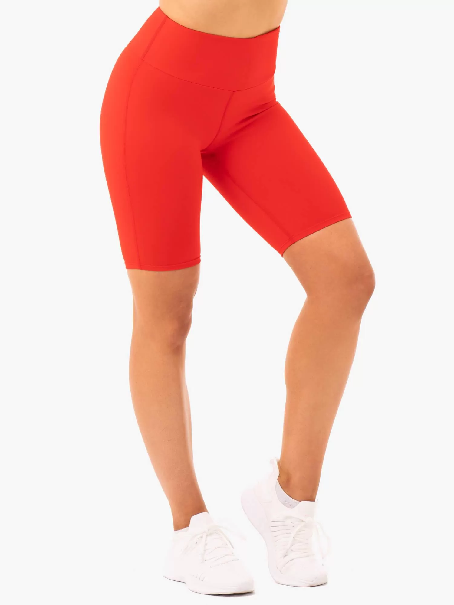 Staples Bike Shorts - Red