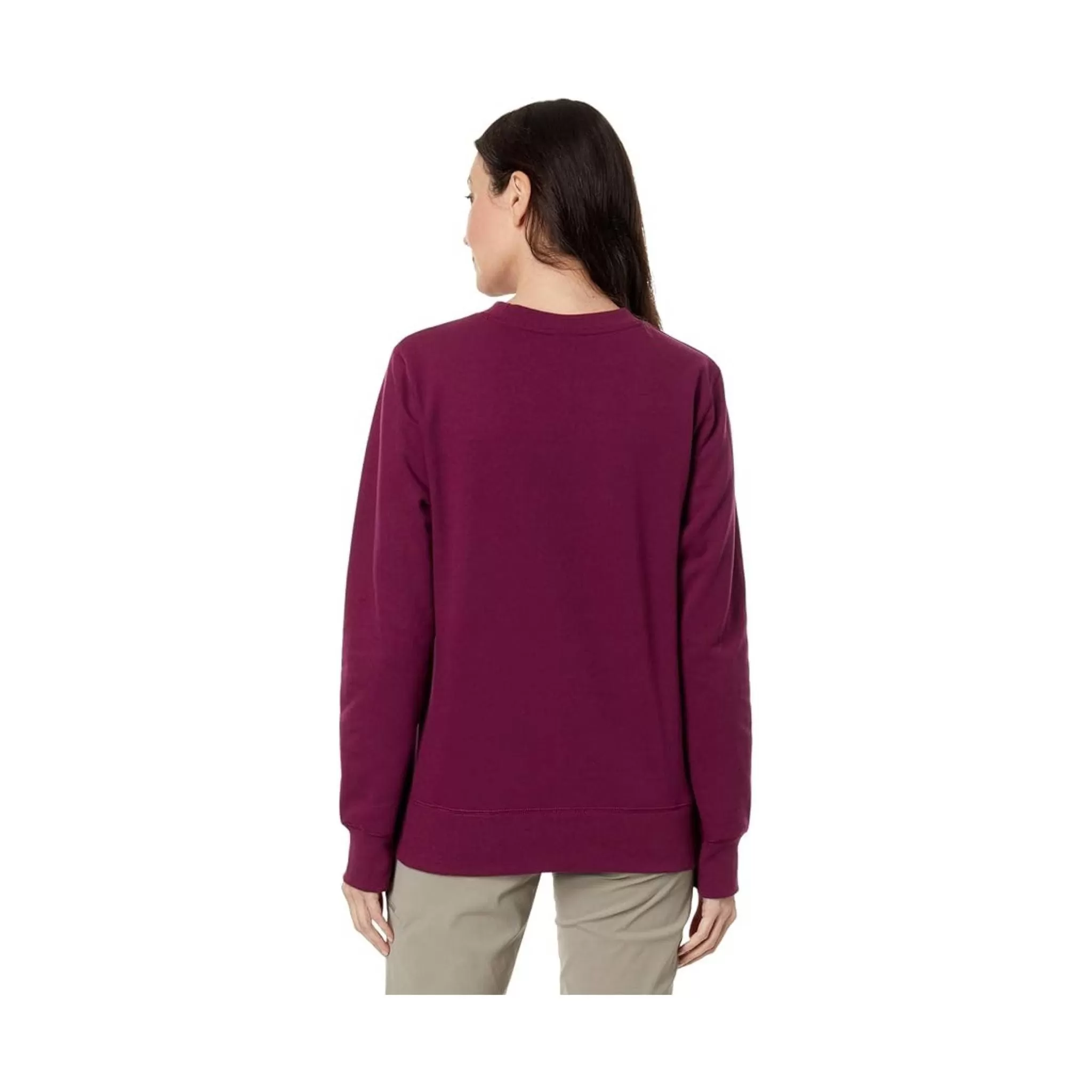 The North Face Women's Heritage Patch Crew - Boysenberry