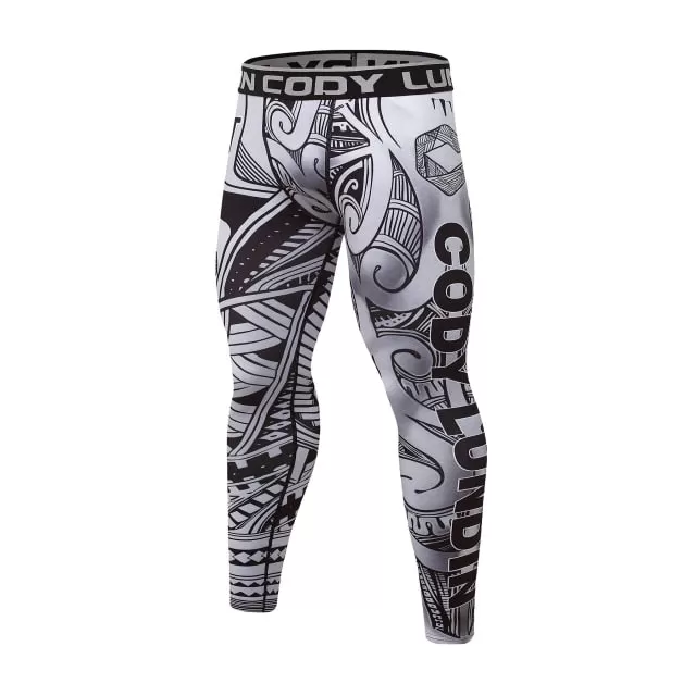 Tribal 'Pea'a' Compression Leggings Spats