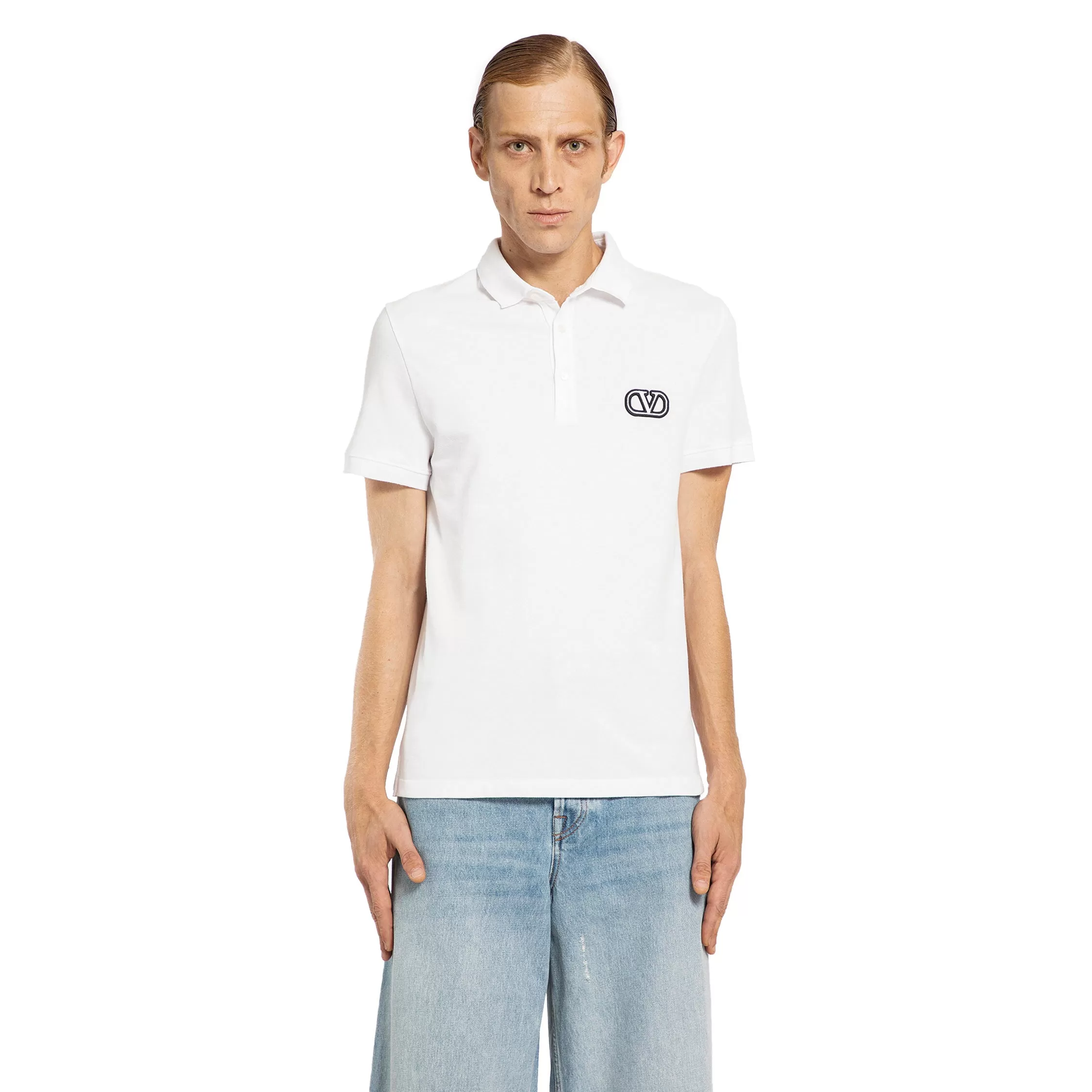 VALENTINO MAN WHITE T-SHIRTS & TANK TOPS