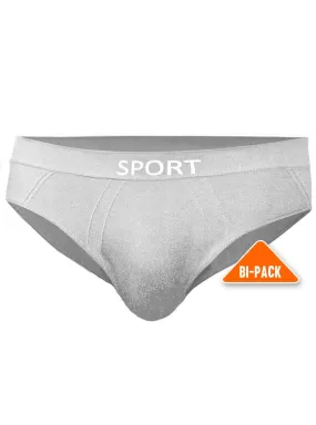 Vivasport Men's sports briefs 300617 white pack of 2 pieces