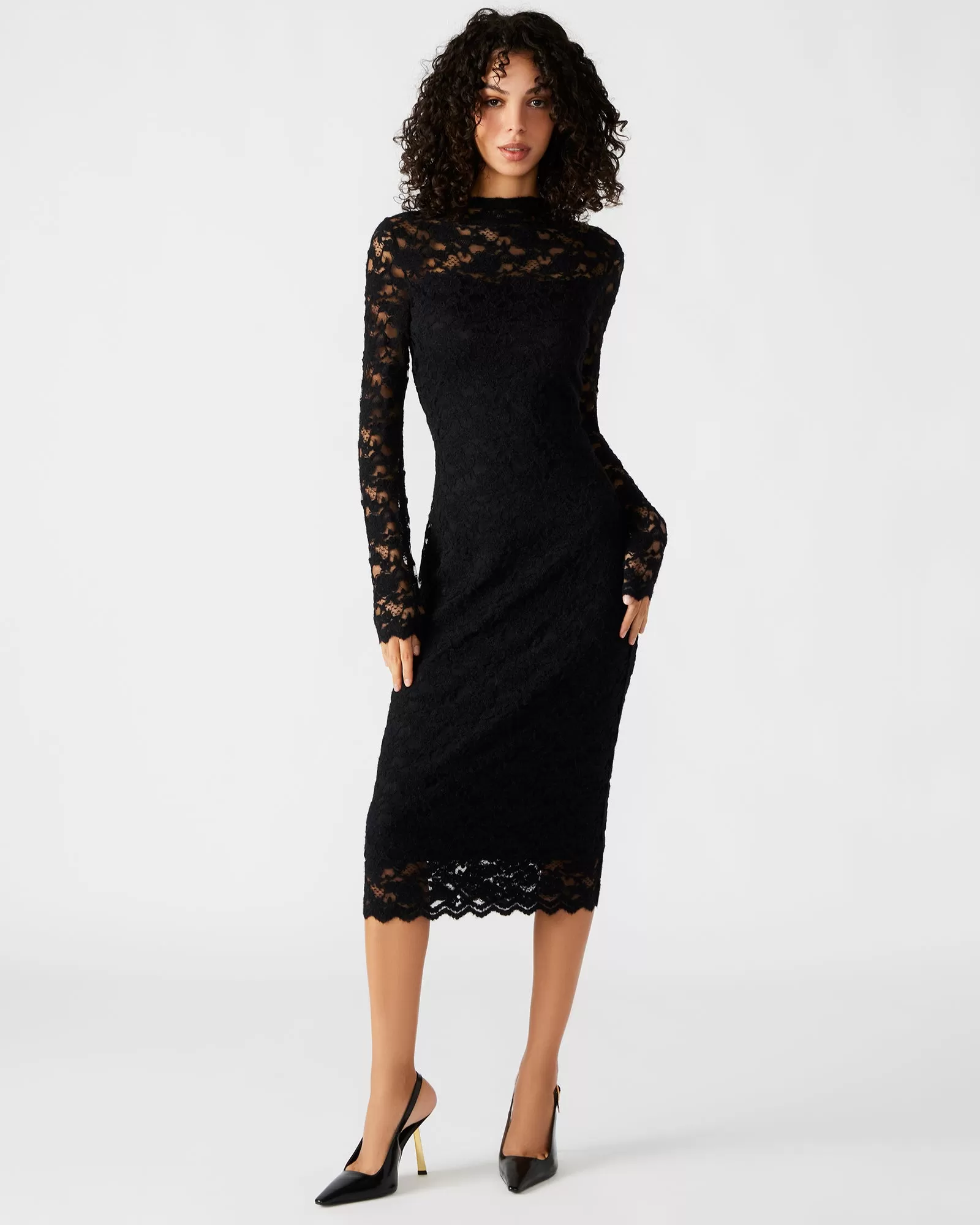 VIVIENNE LACE DRESS BLACK