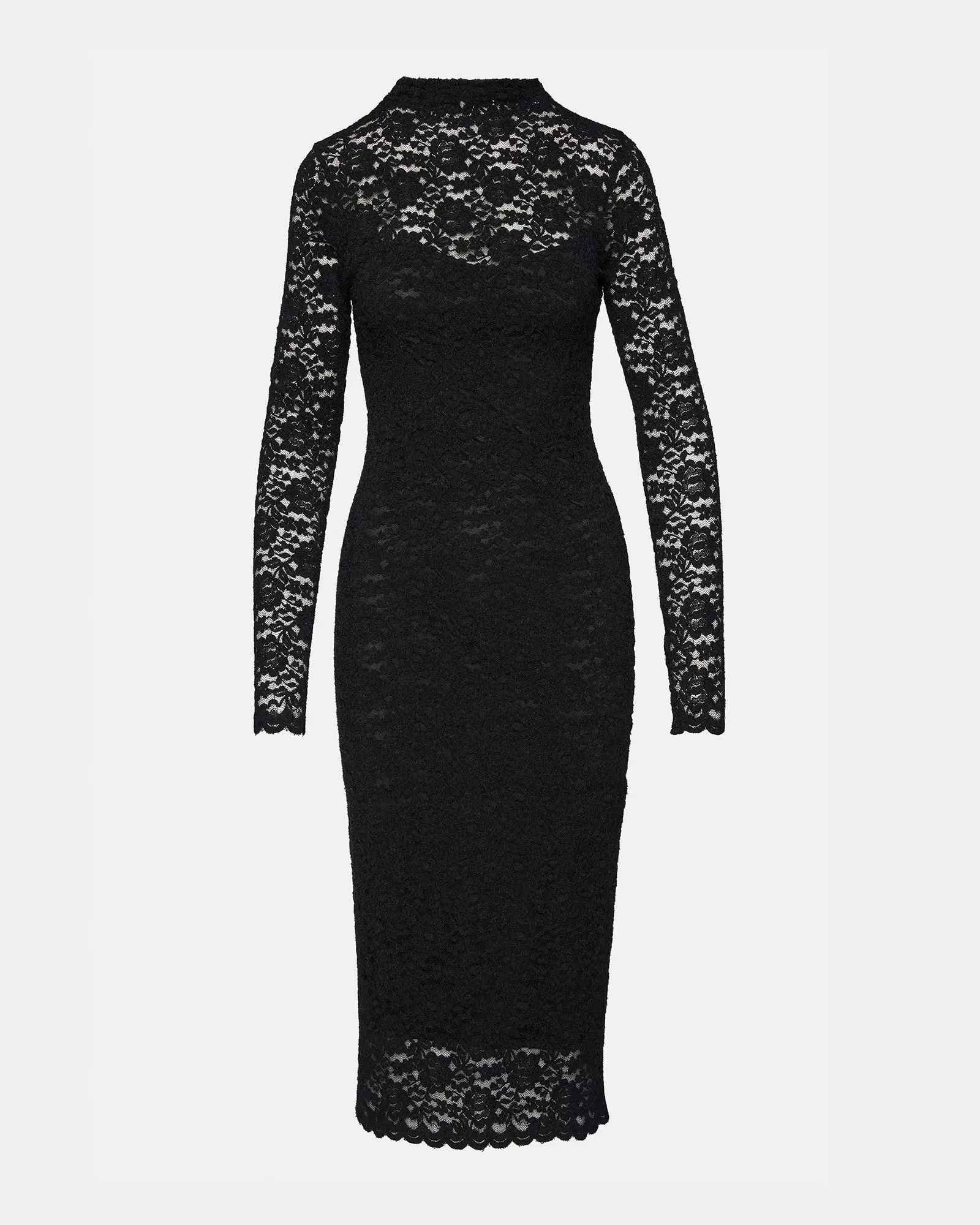 VIVIENNE LACE DRESS BLACK