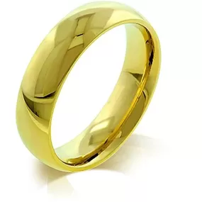 WildKlass 5 mm IPG Gold Stainless Steel Band