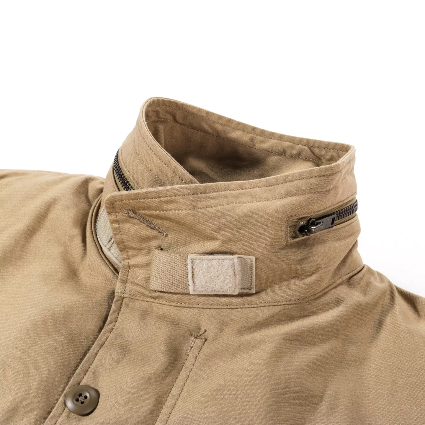 WTAPS MILL 65 JACKET BEIGE NYCO SATIN CORDURA