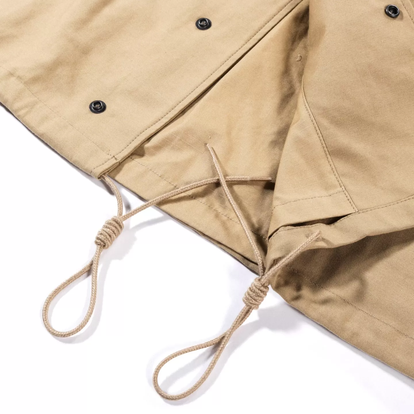 WTAPS MILL 65 JACKET BEIGE NYCO SATIN CORDURA