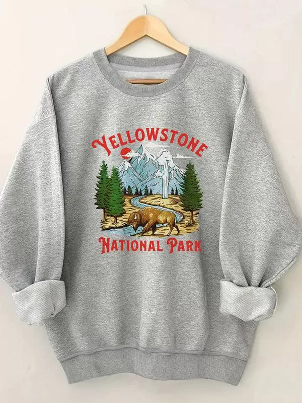 Yellowstone Print Women Sweatshirt