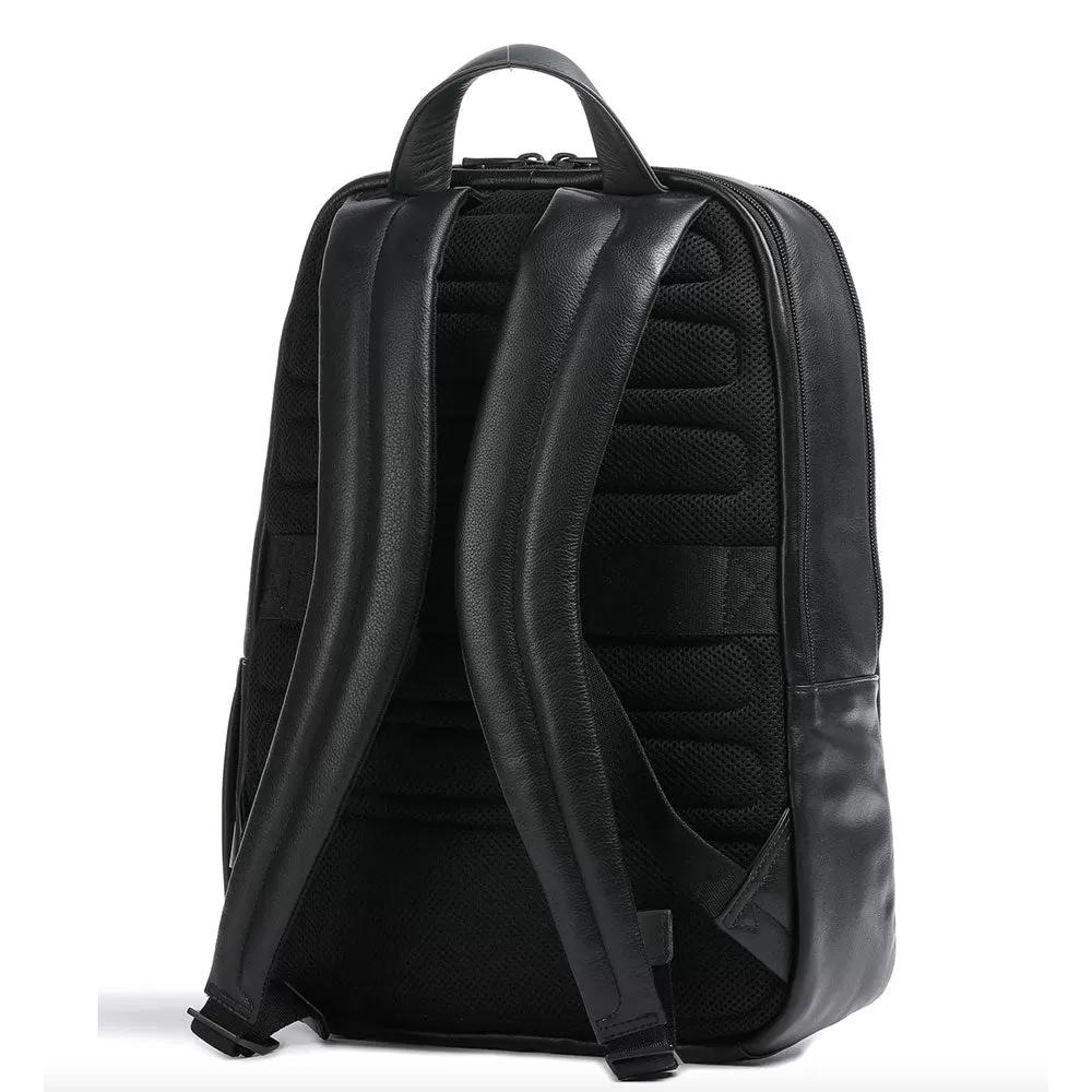 Zaino Uomo Porta PC 14 PIQUADRO in Pelle Nera Linea Pulse - CA3869P15